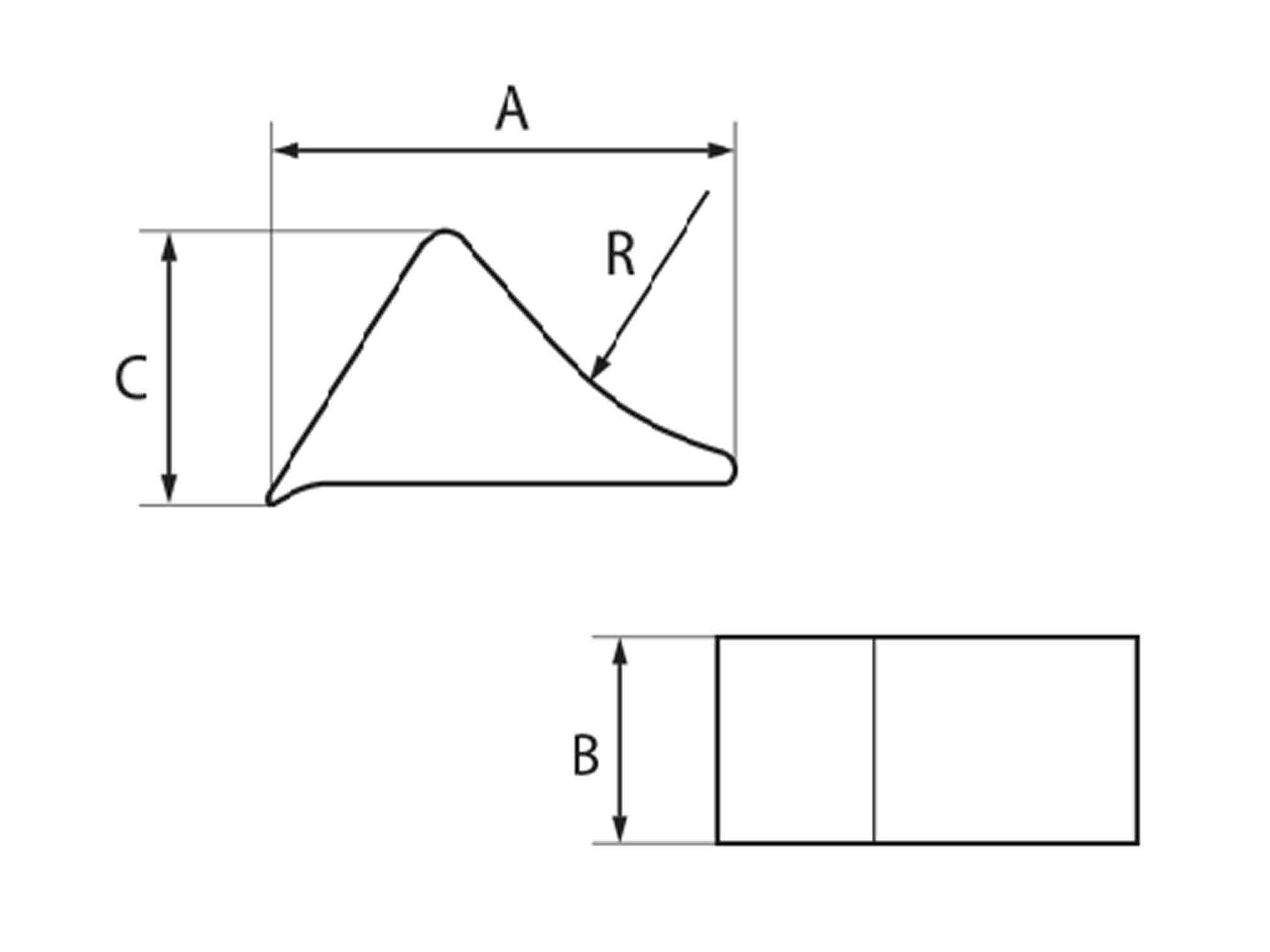 WC-1 - Rubber WHEEL STOP Wedge - Reflective Stop Wedge - Garage & Parking - Portable Handle for Travel Trailers - Trucks, Commercial Vehicles & Campers Wheel Chock WC-1 - Rubber WHEEL STOP Wedge - Reflective Stop Wedge - Garage & Parking - Portable Handle for Travel Trailers - Trucks, Commercial Vehicles & Campers Wheel Chock